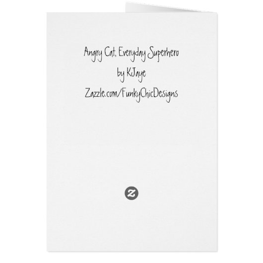 Your Cat the Superhero - Funny Cat Gift (Back)