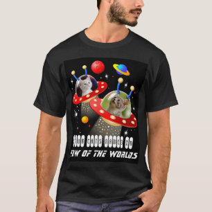 Your Cats in an Alien Spaceship UFO Sci Fi Film T-Shirt