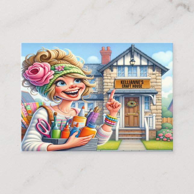 Your Charming Craft Series  Business Card (Front)