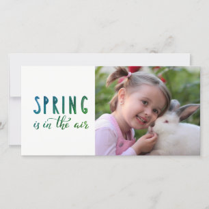 Your child Easter photo -  spring Holiday Card