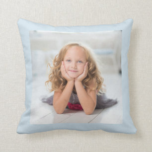 Your Child Photo Here Throw Pillow
