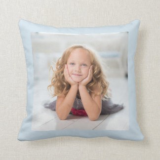 Your Child Photo Here Throw Pillow