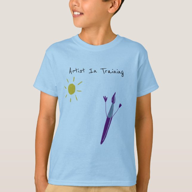 Your Child’s Artwork Birthday On A T-Shirt (Front)