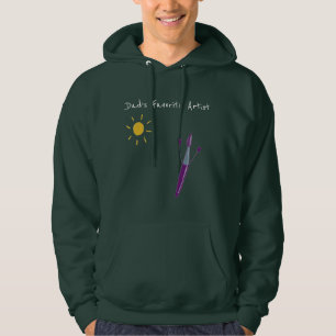 Your Child’s Artwork For Dad On A  Hoodie