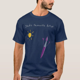 Your Child’s Artwork For Dad On A T-Shirt