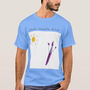 Your Child’s Artwork For Dad On A T-Shirt