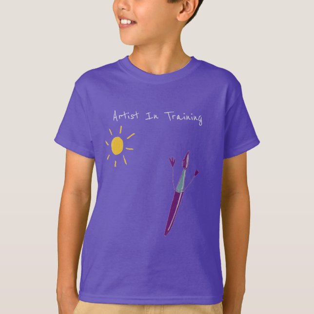 Your Child’s Artwork On A T-Shirt (Front)