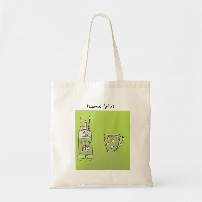 Your Child’s Artwork On A Tote Bag (Front)