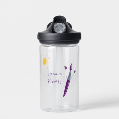 Your Childs Artwork  Water Bottle