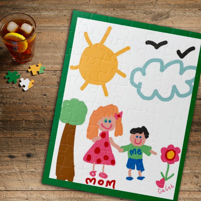 Your Child’s Custom Artwork Gift Idea Jigsaw Puzzle (Creator Uploaded)