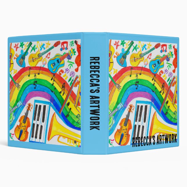 Your Child's Artwork Binder Gift for Kids Children (Background)