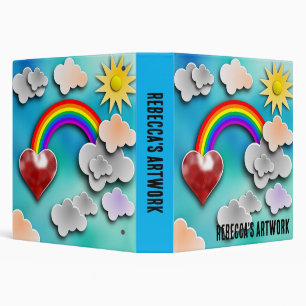 Your Child's Artwork Binder Gift for Kids Children