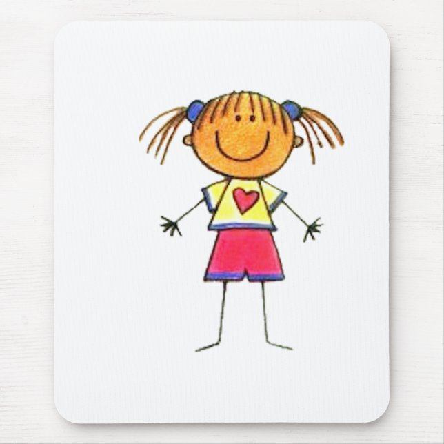 Your Child's Artwork Computer Laptop Mouse Pad (Front)