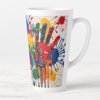 Your Childs Artwork One Of A Kind Personalized Latte Mug