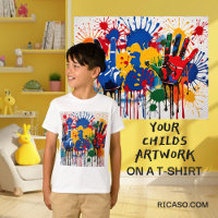 Your Childs Artwork One Of A Kind Personalized
