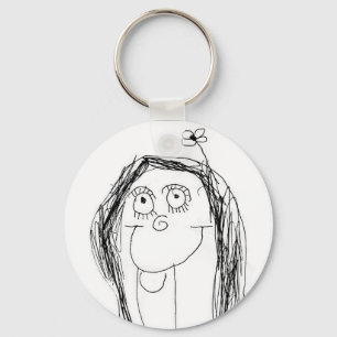 Your Child's Drawing - Mother's Day Gift Keychain