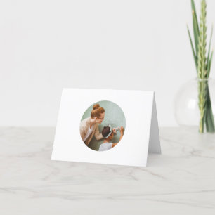Your Child's Message & Photo Teacher Letterpress Thank You Card