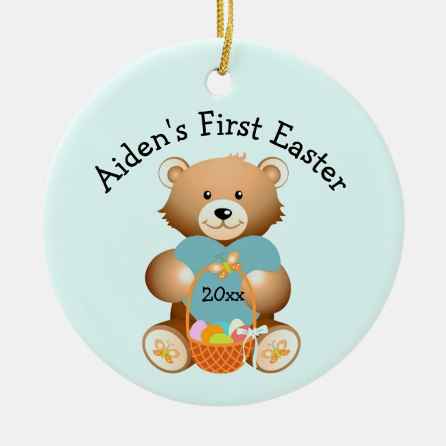 Your Child's Name First Easter Ornament