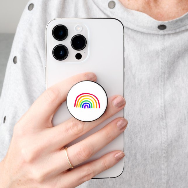 Your Child's Own Artwork | Upload Kids Drawing PopSocket (Hand)