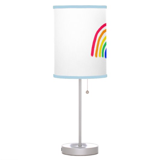 Your Child's Own Artwork | Upload Kids Drawing Table Lamp (Left)