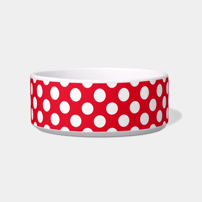 Your Choice of Color Custom Polka Dot Bowl (Right)
