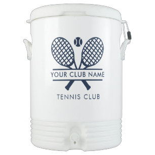 Your Club Name Tennis Team Players Custom Beverage Cooler