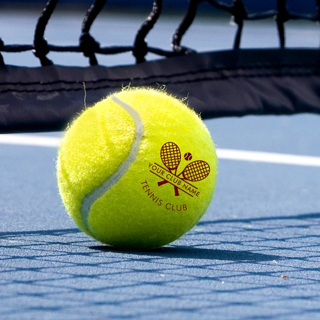 Your Club Name Tennis Team Trainer Custom Tennis Balls (Your Club Name Tennis Team Trainer Custom Tennis Balls)