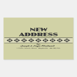Your Color Choice! Custom New Address Stickers