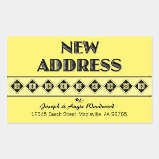 Your Color Choice! Custom New Address Stickers