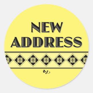 Your Color Choice! New Address Stickers