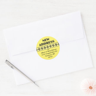 Your Color Choice! New Address Stickers