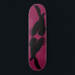 Your Color - Eagle Flying Skateboard - Silhouette<br><div class="desc">Your Color - Eagle Flying Skateboard - Silhouette Painting - Choose / Add Your Unique Color / Text / Name / Font / Size / Elements - Make Your Special Gift - Resize and move or remove and add elements / text with customization tool ! Painting and Design by MIGNED....</div>