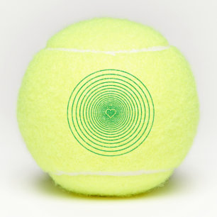 Your Color Heart Tennis Balls