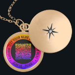Your Color QR Code Custom Text Necklace Example<br><div class="desc">Custom Colors and Font - Design Your Own Personalized Necklace with Color QR Code or Logo / Photo Name Website or Custom Text Branded Promotional Business or Personal Modern Necklace / Accessories Gifts - Add Your QR Code - Image - Logo or Photo / Name - Company / Website or...</div>