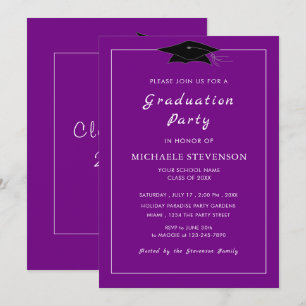 Your Colors Graduation Invitation - Choose Font