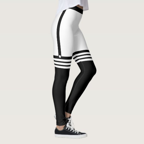Your Colors Leggings _ Over The Knee Striped Socks