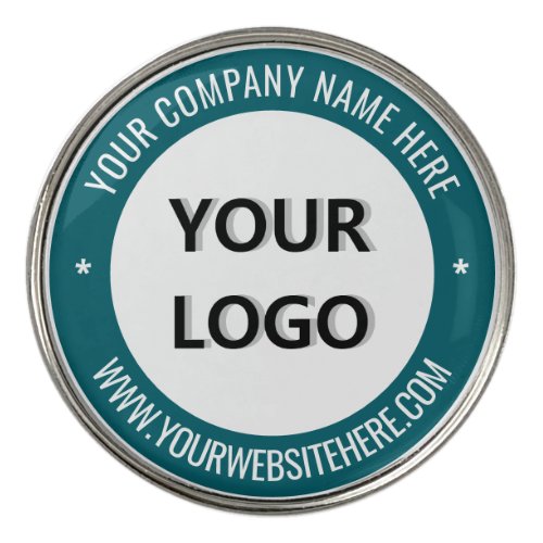 Your Colors Logo Text Promotional Golf Ball Marker