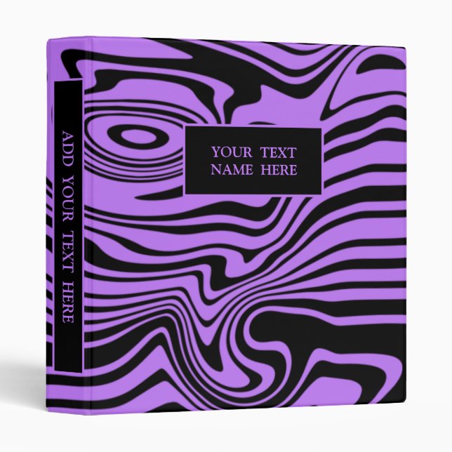 Your Colors Personalized Binder with Your Text (Front/Spine)
