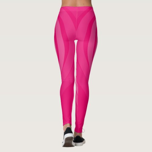 Your Colors _ Pink Hearts Love Pulses Leggings 
