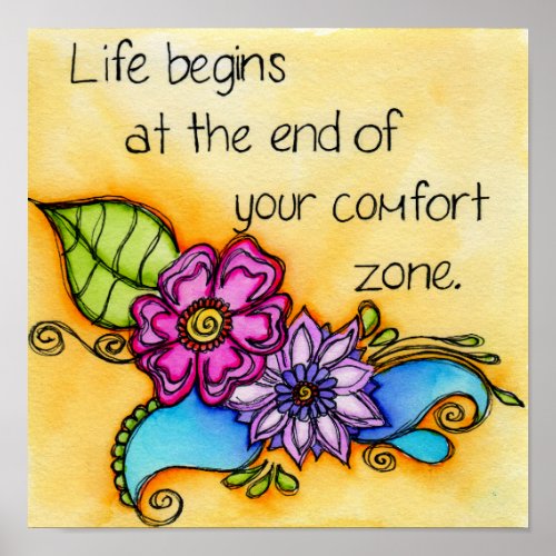 Your Comfort Zone Poster