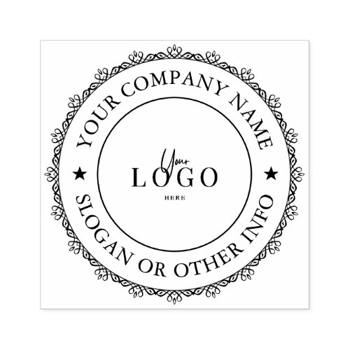 Your Company Business Logo Custom Rubber Stamp