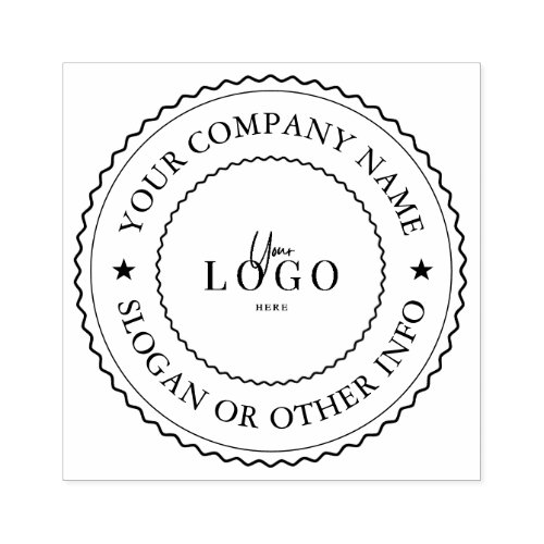 Your Company Business Logo Custom Rubber Stamp