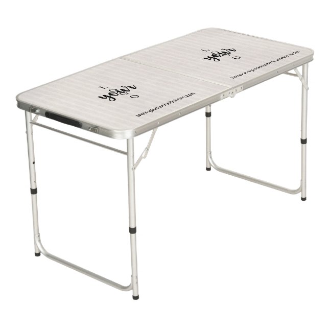 Your Company Custom Logo Convention Table (Angled)