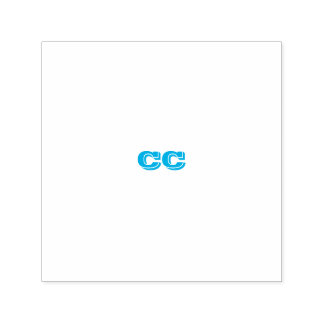 Your Company Initials for Loyalty Punch Cards Self-inking Stamp