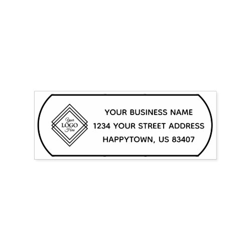 Your Company Logo Address  Rubber Stamp