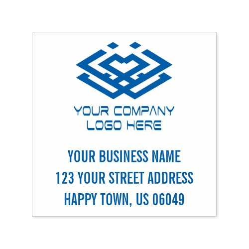 Your Company Logo Address Self_inking Stamp