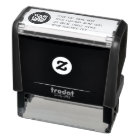 Your Company Logo Address Self-inking Stamp