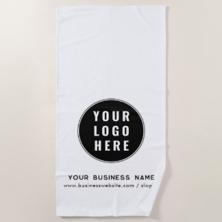 Your Company Logo and Business Promotional Custom Beach Towel