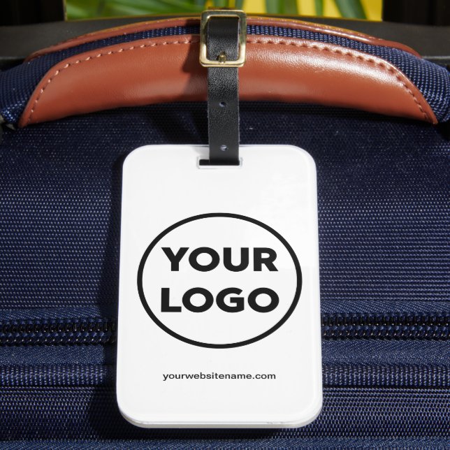 Your Company Logo and Business Website Luggage Tag (Front Insitu 2)