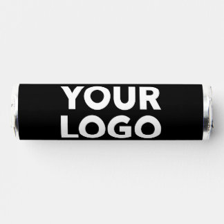 Your Company Logo and Business Website on Black Breath Savers® Mints